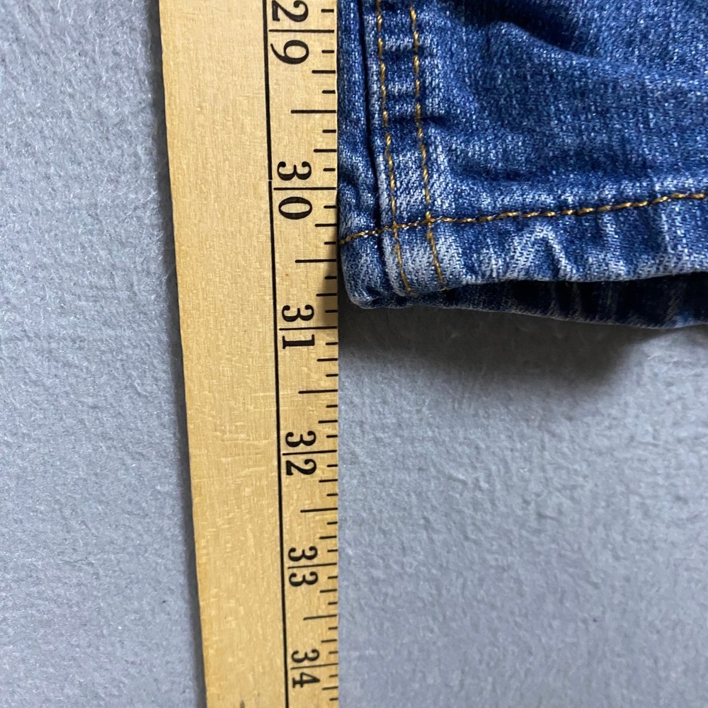 Signature by Levi Strauss Bootcut Jeans Mens 34x30 Blue Medium Wash Stretch - Picture 6 of 8